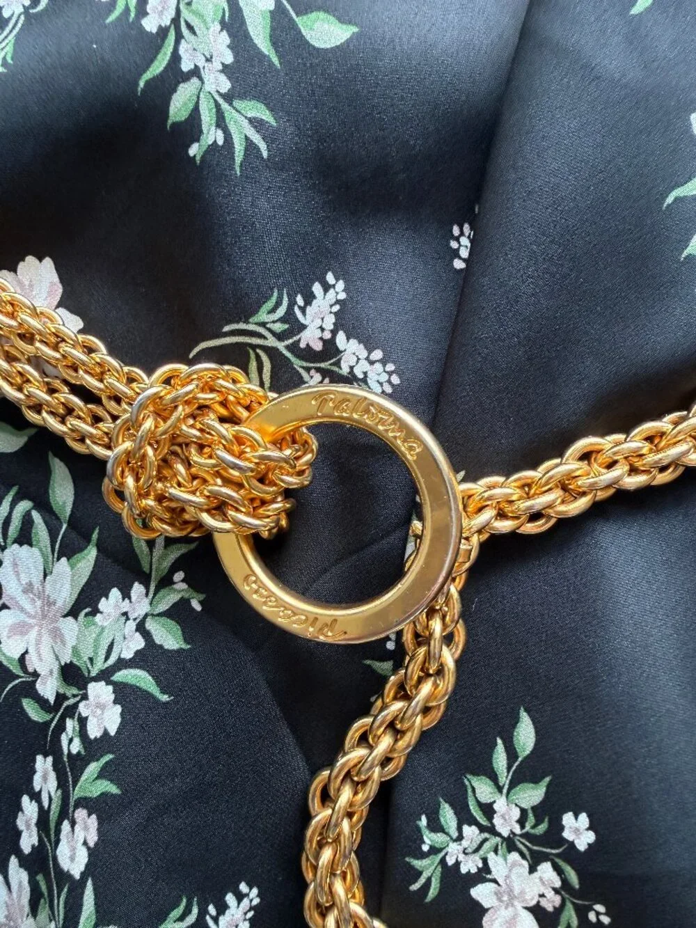 Paloma Picasso Byzantine Wheat Chain Belt